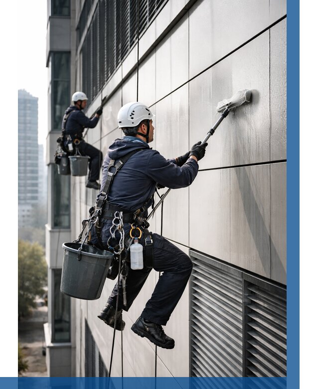 Мойка вентилируемого фасада в Красноуфимске от 254 р. | ВЫСОТНИК-Крф