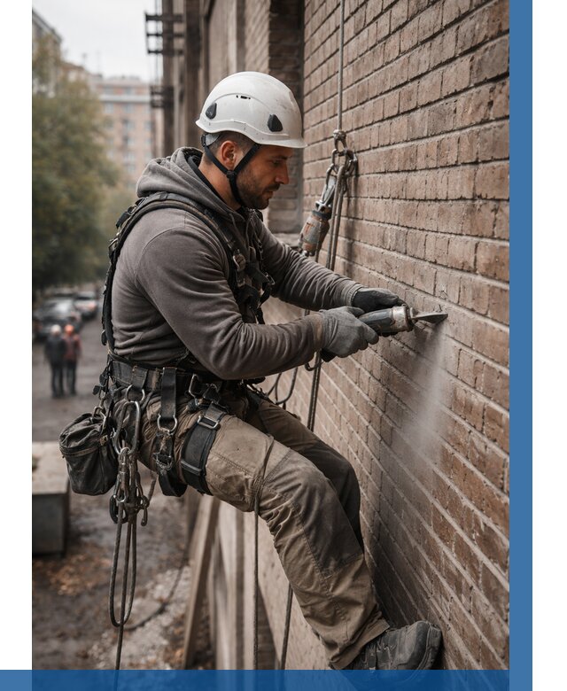 Расшивка кирпичных швов в Красноуфимске от 609 р. | ВЫСОТНИК-Крф