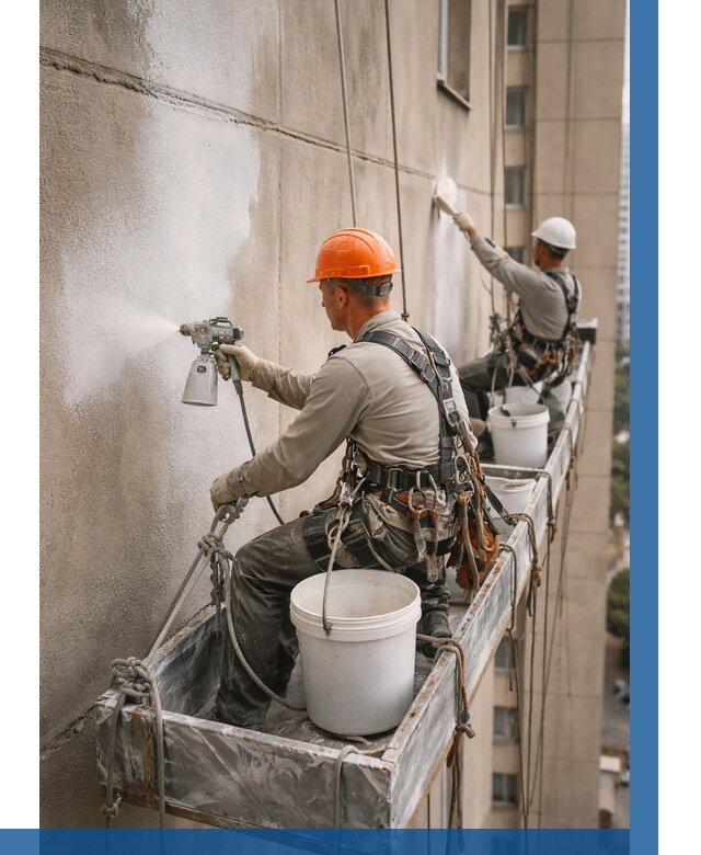 Грунтовка фасада на высоте в Красноуфимске от 122 р. | ВЫСОТНИК-Крф