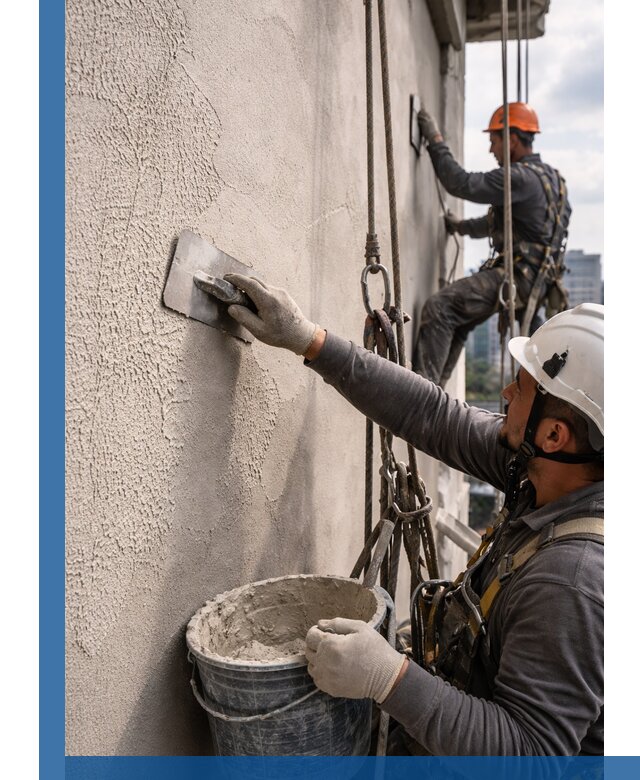 Декоративная штукатурка фасада с утеплением и защитой в Красноуфимске