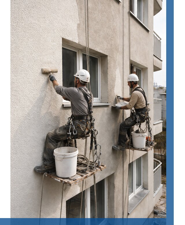 Нанесение короеда на фасад в Красноуфимске от 457 р. | ВЫСОТНИК-Крф