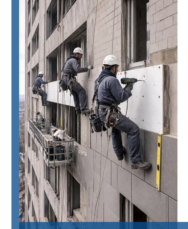 Монтаж фасадных термопанелей высокого качества в Красноуфимске