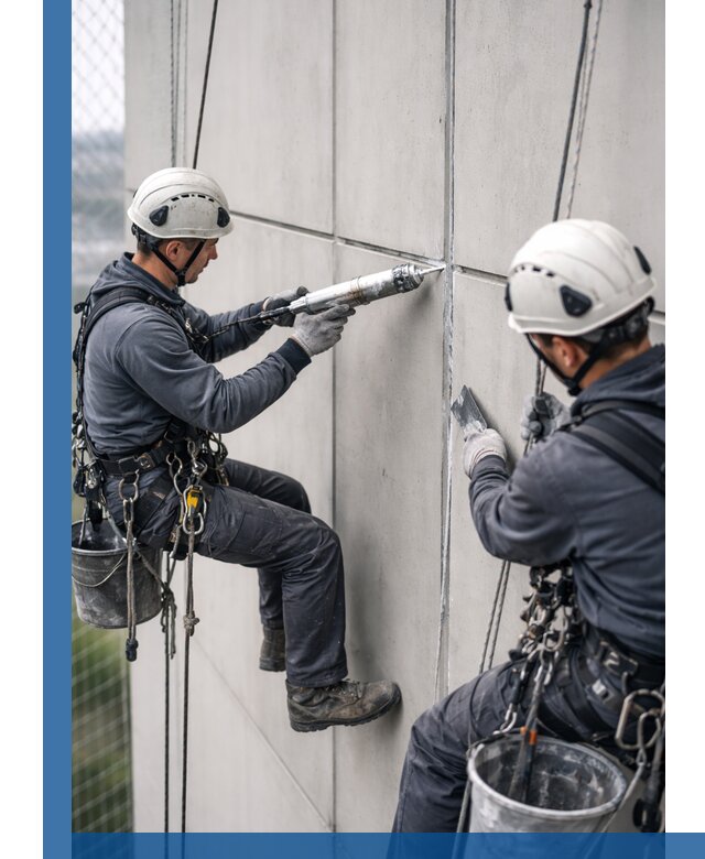 Первичная герметизация швов фасадов и кровель в Красноуфимске