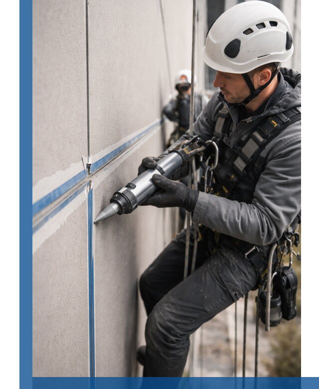 Герметизация стыков фасадных панелей в Красноуфимске качественно и быстро