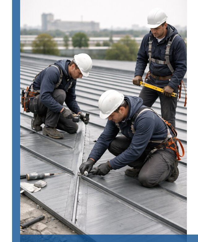 Ремонт фальцевой кровли в Красноуфимске срочно и качественно