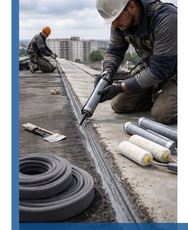 Герметизация швов кровли в Красноуфимске с гарантией герметичности