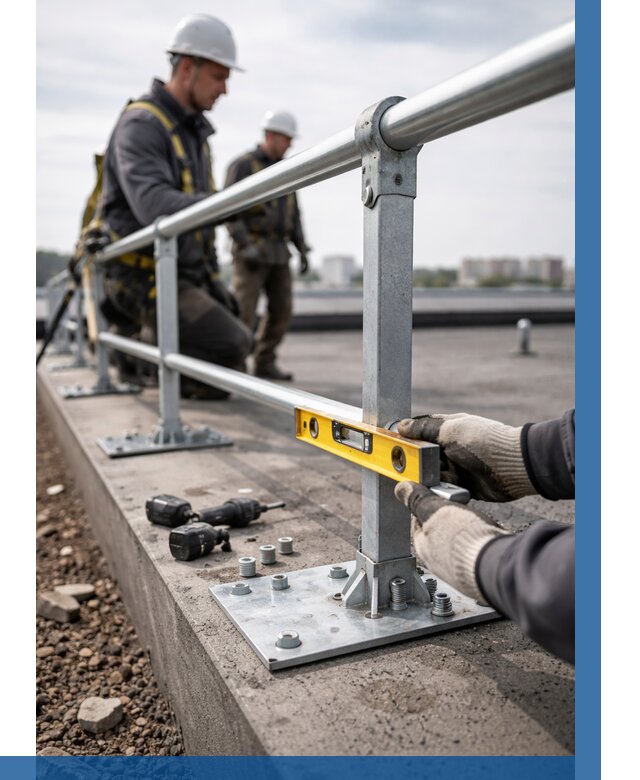 Монтаж кровельного ограждения в Красноуфимске от 1219 р. | ВЫСОТНИК-Крф