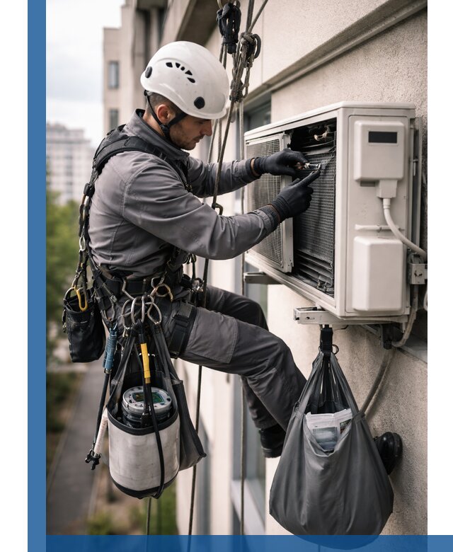 Обслуживание внешнего блока кондиционера в Красноуфимске профессионально