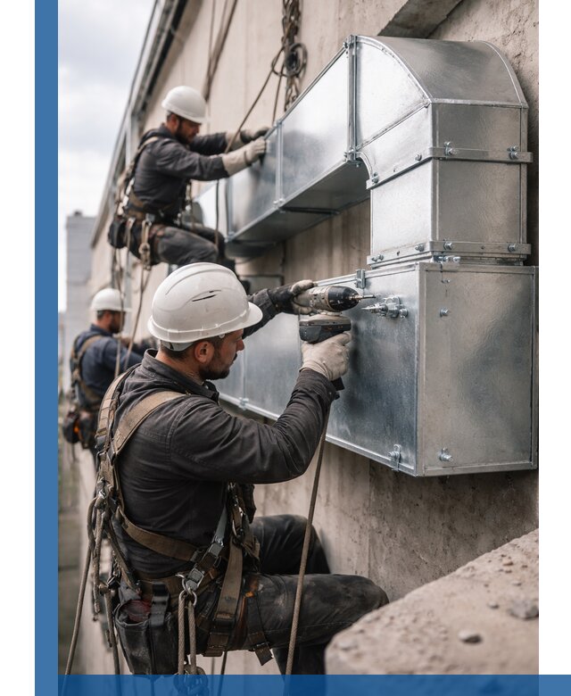 Профессиональный монтаж вентиляционных коробов в Красноуфимске под ключ