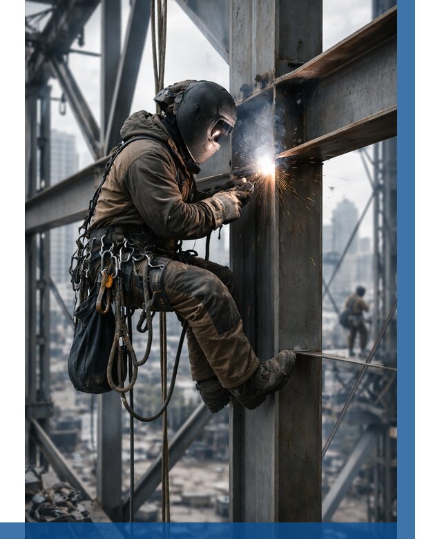 Высотные сварочные работы в Красноуфимске от 3555 р. | ВЫСОТНИК-Крф