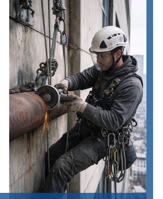 Резка металла на высоте в Красноуфимске по цене от 4571 р. | ВЫСОТНИК-Крф