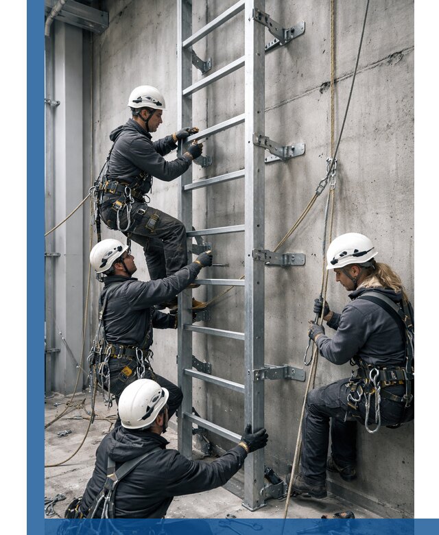 Монтаж металлических лестниц в Красноуфимске под ключ со гарантией