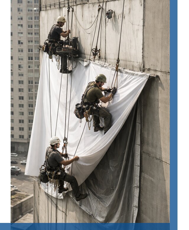 Замена баннерного полотна в Красноуфимске от 6602 р. | ВЫСОТНИК-Крф—заказать