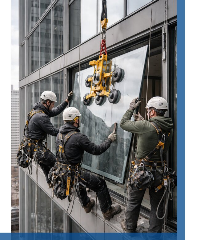 Фасадное остекление зданий под ключ в Красноуфимске от 10157 р. | ВЫСОТНИК-Крф