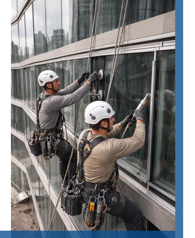 Радиусное остекление фасада в Красноуфимске от 12188 р. | ВЫСОТНИК-Крф