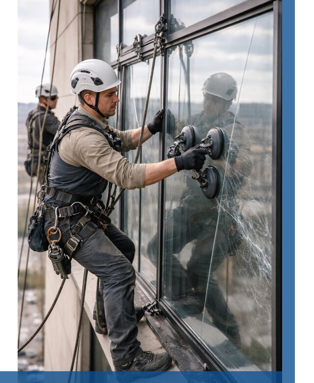 Замена стекла в витраже в Красноуфимске под ключ от 8633 р. | ВЫСОТНИК-Крф