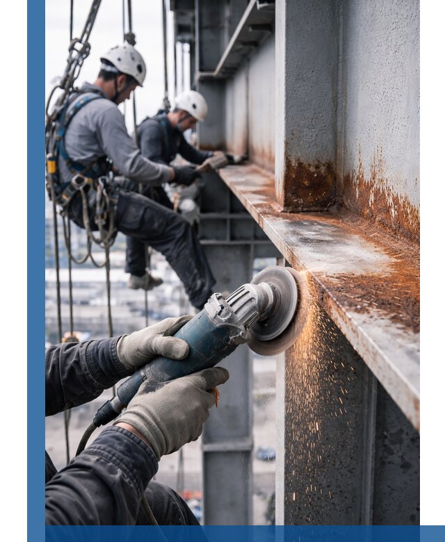 Зачистка металла от ржавчины и подготовка поверхностей в Красноуфимске