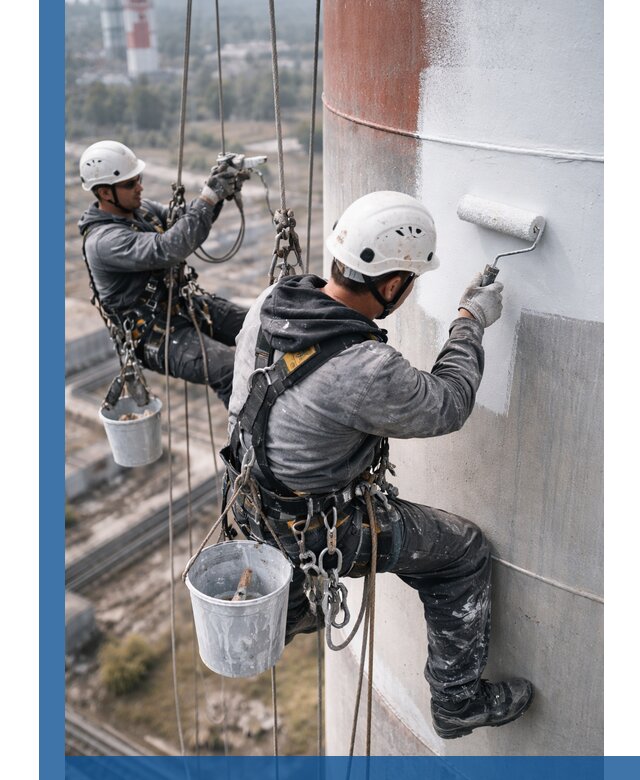 Покраска дымовых труб в Красноуфимске: антикоррозийная защита и восстановление