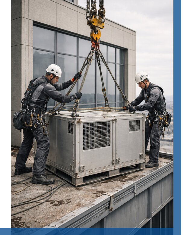 Такелажные работы на высоте в Красноуфимске от 8126 р. | ВЫСОТНИК-Крф