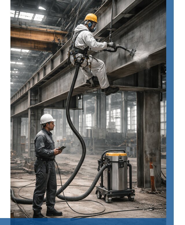 Обеспыливание конструкций в цехе в Красноуфимске от 4266 р. | ВЫСОТНИК-Крф