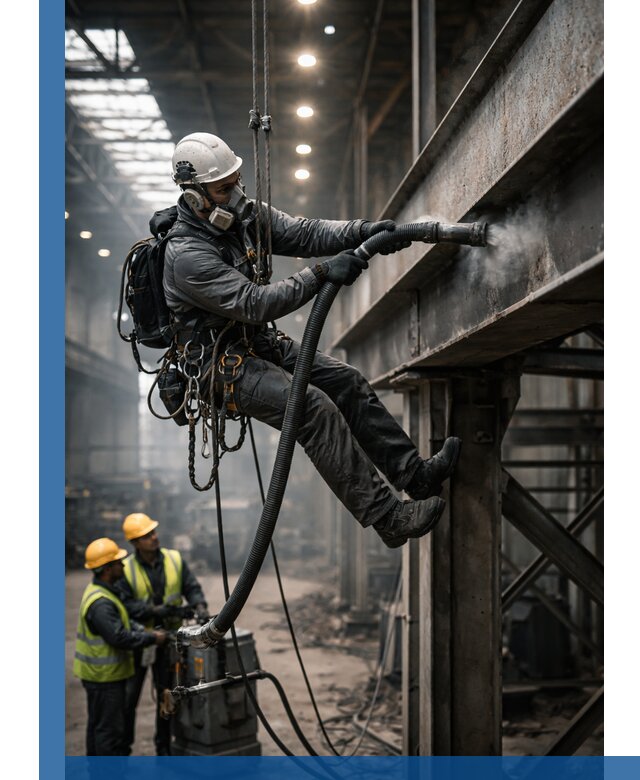 Обеспыливание конструкций в цехах промышленного производства в Красноуфимске