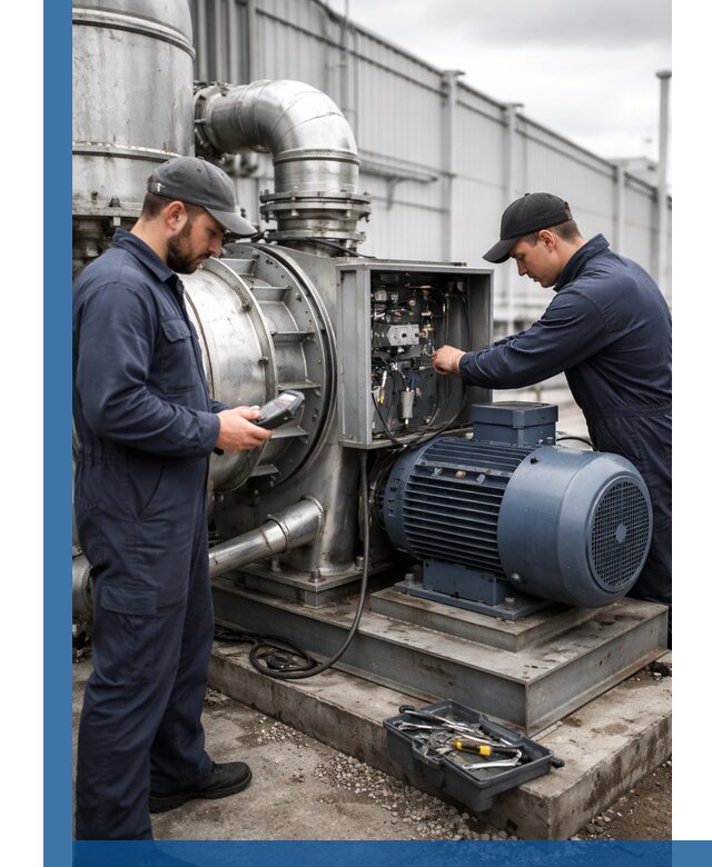 Техническое обслуживание промышленного оборудования в Красноуфимске