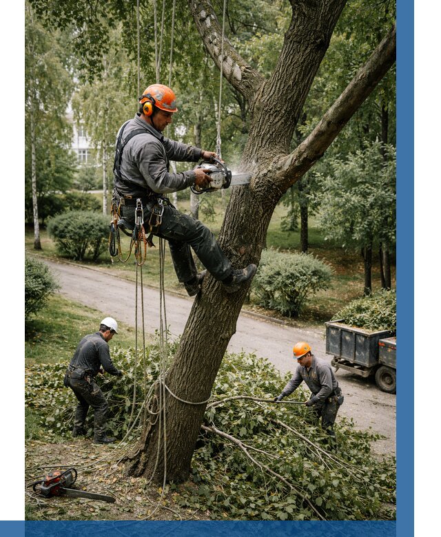 Кронирование деревьев в Красноуфимске от 6602 р. | ВЫСОТНИК-Крф