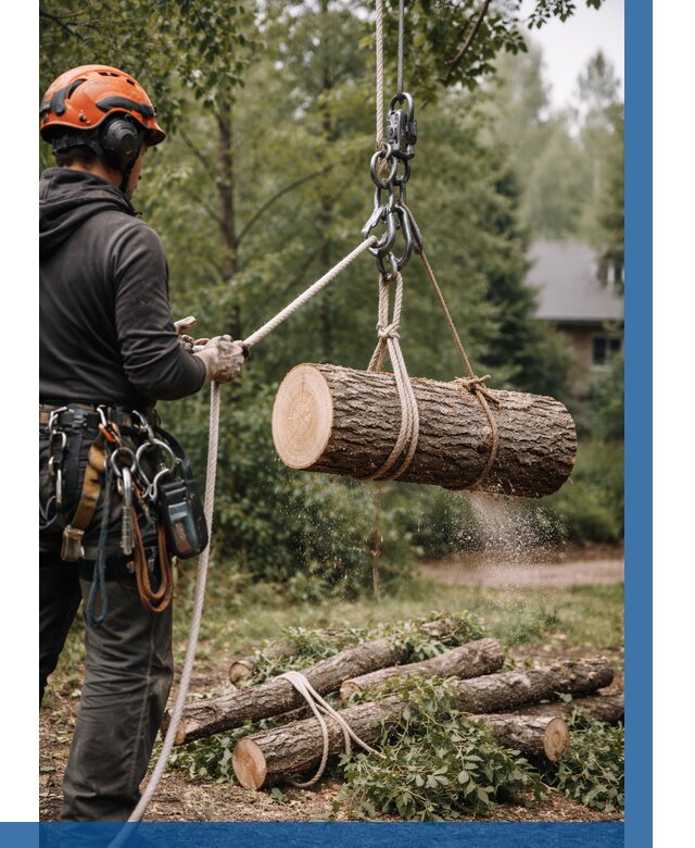 Валка деревьев частями в Красноуфимске от 7618 р. | ВЫСОТНИК-Крф