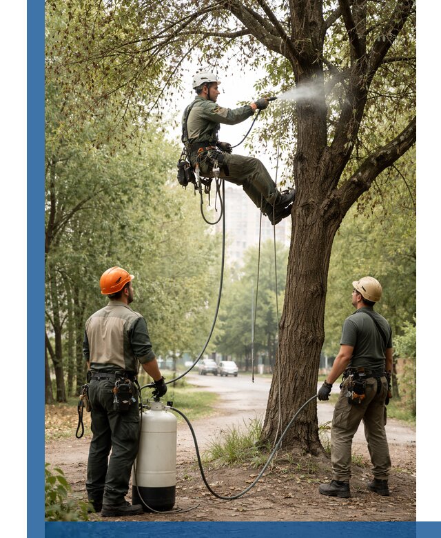 Обработка деревьев от вредителей в Красноуфимске профессиональная защита